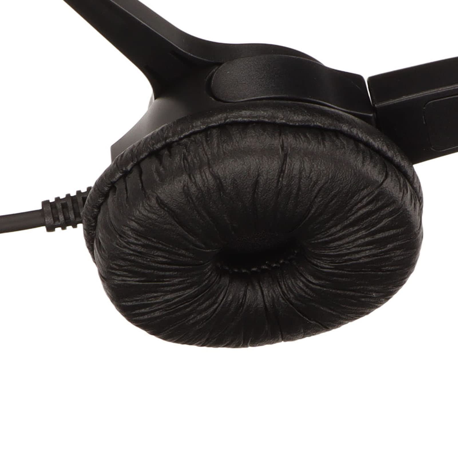 Telefono per Call Center, Telefono con Filo con Cancellazione del Rumore Microfono Auricolare, Tastierino FSK DTMF ID Chiamante, Volume Regolabile, Telefonico Auricolare