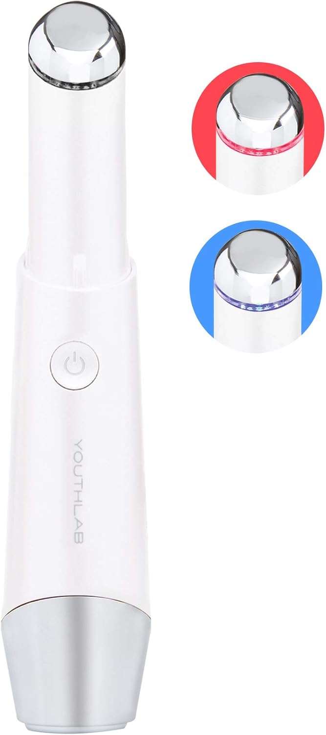 Eye & Face Wand/Tool – Heated Eye Wand with Vibration for Puffiness, Tired Eyes, Brighter Under Area, Redness Relief, Product Absorption, Smoother Skin & Relaxing Massage Eye & Face Wand/Tool – Heated Eye Wand with Vibration for Puffiness, Tired Eyes, Brighter Under Area, Redness Relief, Product Absorption, Smoother Skin & Relaxing Massage