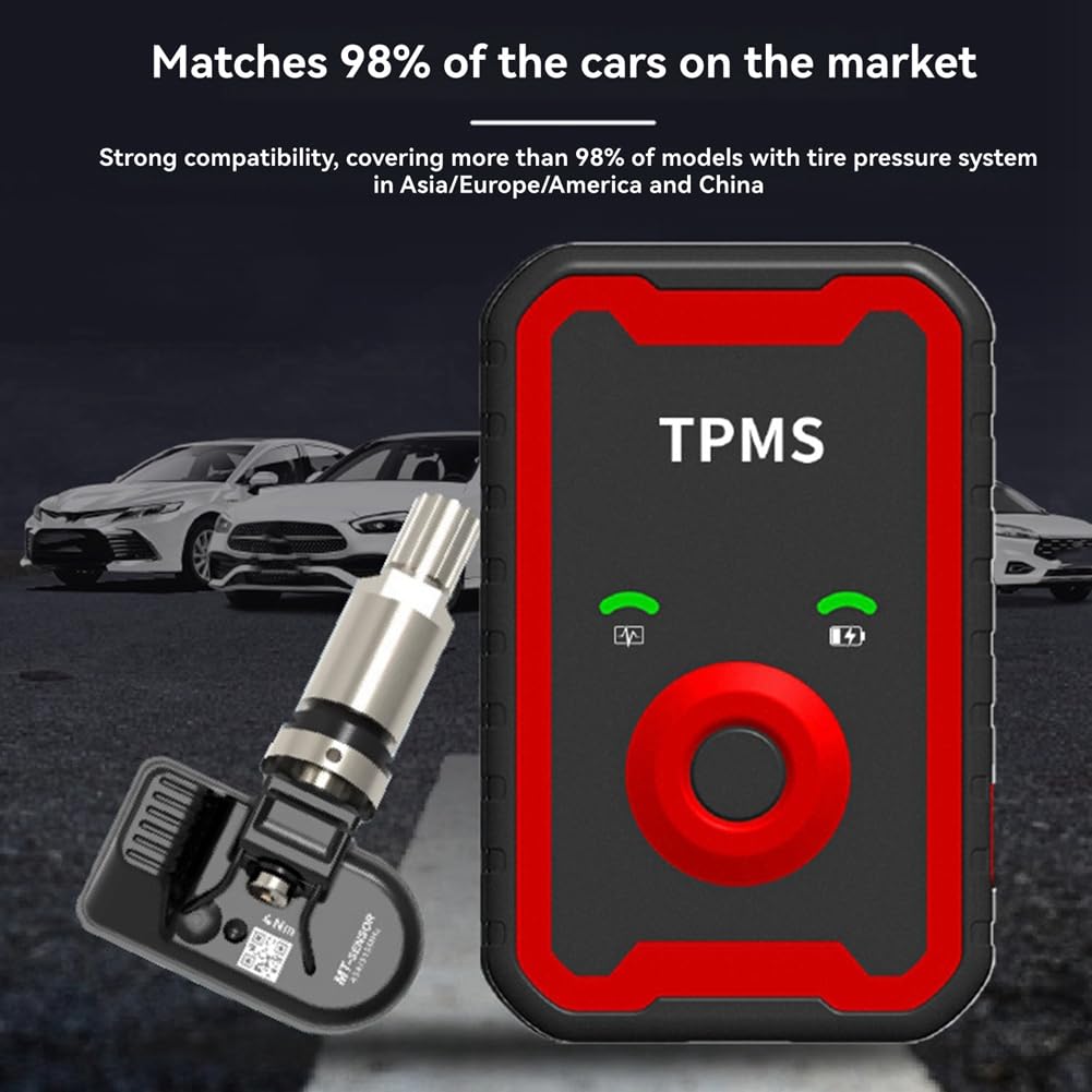 Sensor Programable Universal de 315 MHz y 433 MHz en 1, Herramienta de Reemplazo de Presión de Neumáticos para Automóviles TPMS