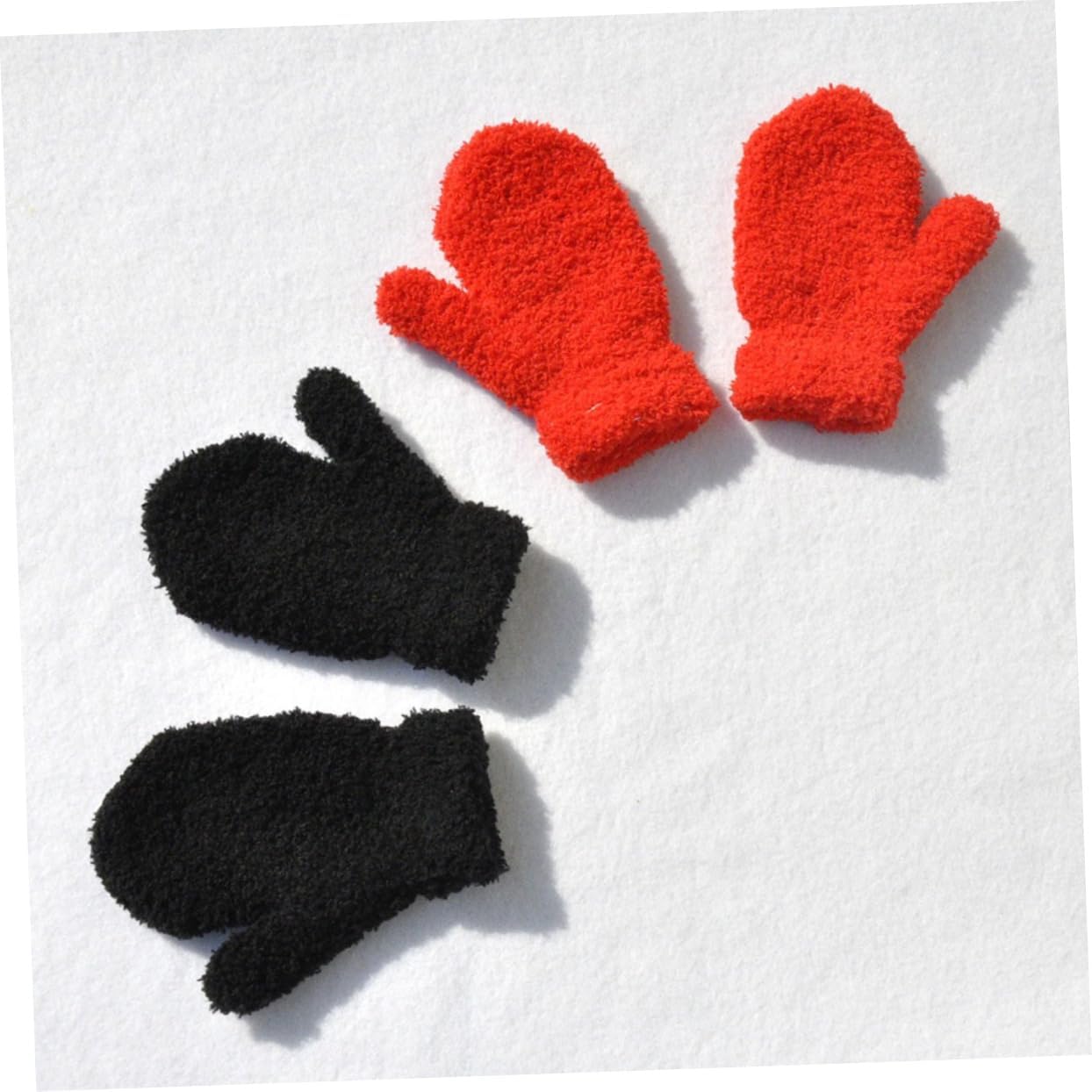 Didiseaon Kids Winter Gloves 6 Pairs Full Cover Snow Mittens Hand Protection for Girls Boys
