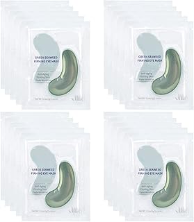 20 Máscara De Algas Para Olhos Almofada Refirmante Para Rugas Inchaço, Pérola Negra Para Máscaras Refrescantes Para Rugas, Hidratante, Refirmante 3 G