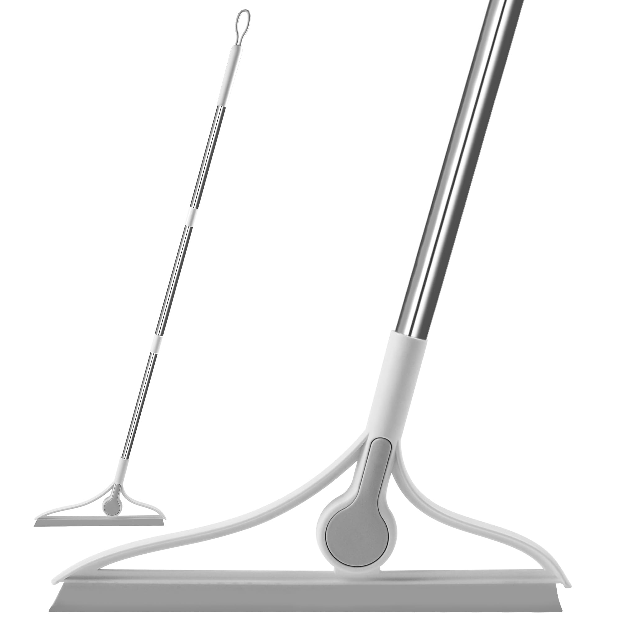 Multifunction Silicone Broom，Rubber Magic Broom Sweeper, Squeegee Broom Sweeping Water for Floor Bathroom Kitchen Shower，Rugs，Glass Windows