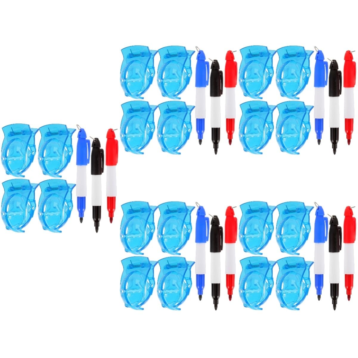 BESTonZON Strumenti per Allineamento Palline Golf Marcatore e Clip per Golf per Precisione e Adatto Tipi
