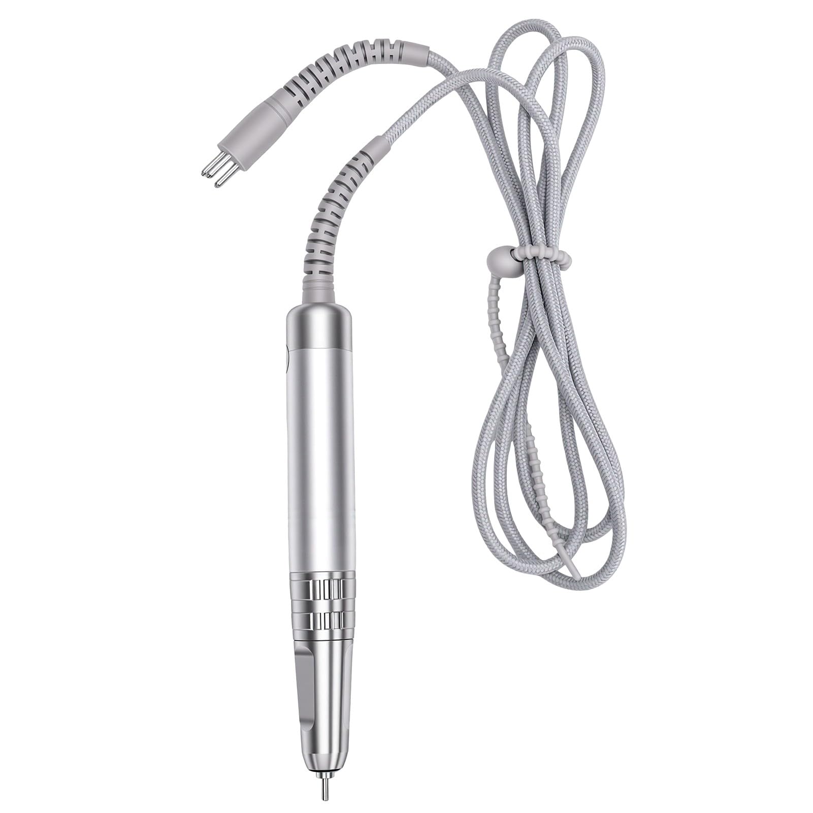 Pongnas Elektrischer Nagelfeilengriff, 133 X 20 Mm, Metall-Nagelbohrhandstück, Passend für WS-02, WS-05, mit Minimaler Vibration Zum Formen, Polieren, Nagelhautarbeiten