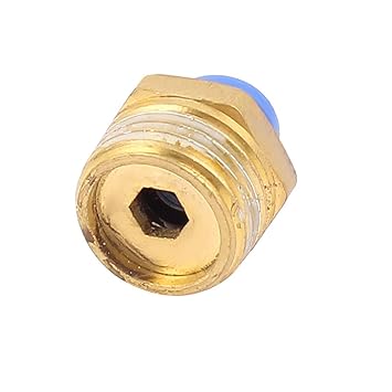 STORE99 1/2PT Male Thread to 8mm Dia Push in Pipe Air Quick Coupler