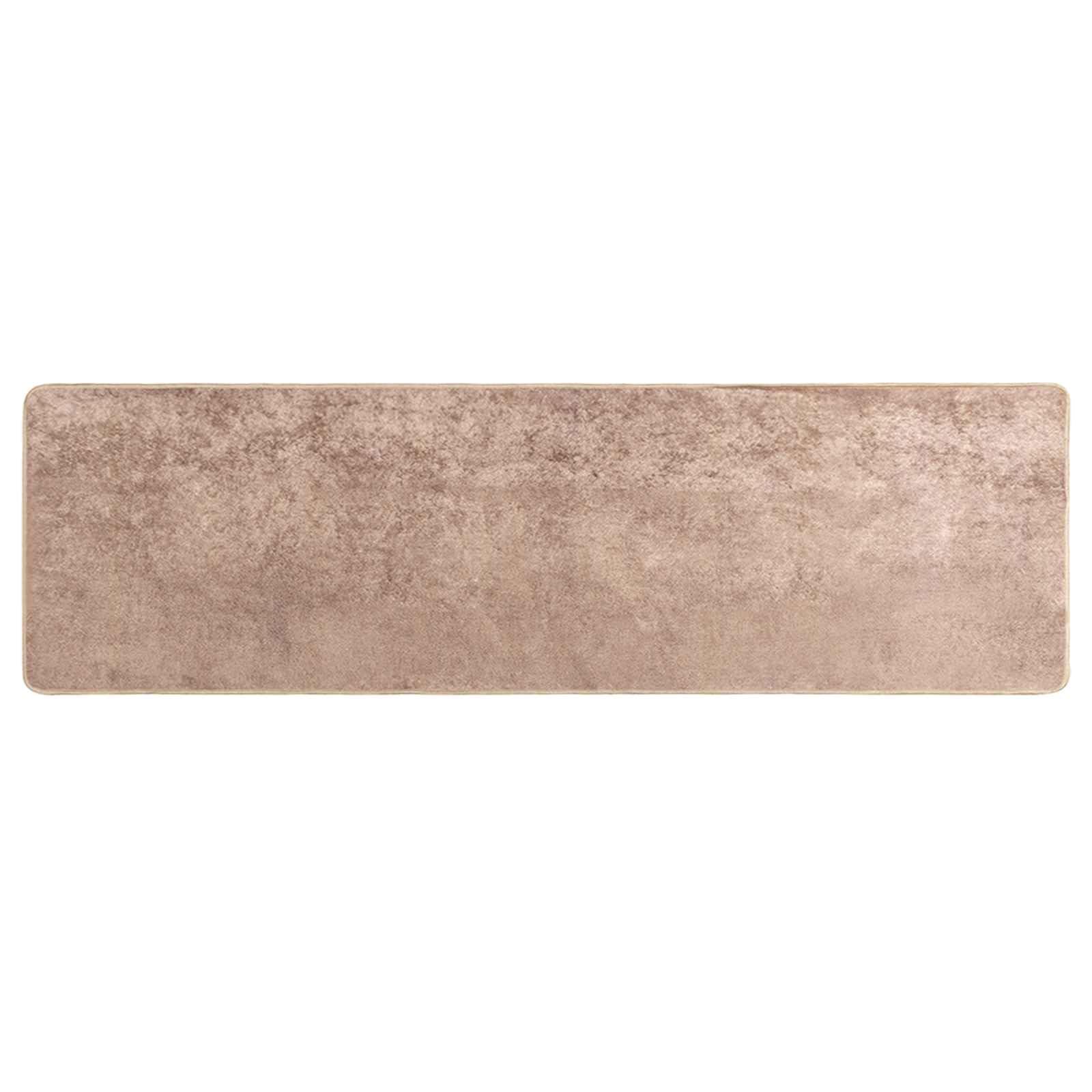Tapis de passage moderne en velours Marsa doux et lavable