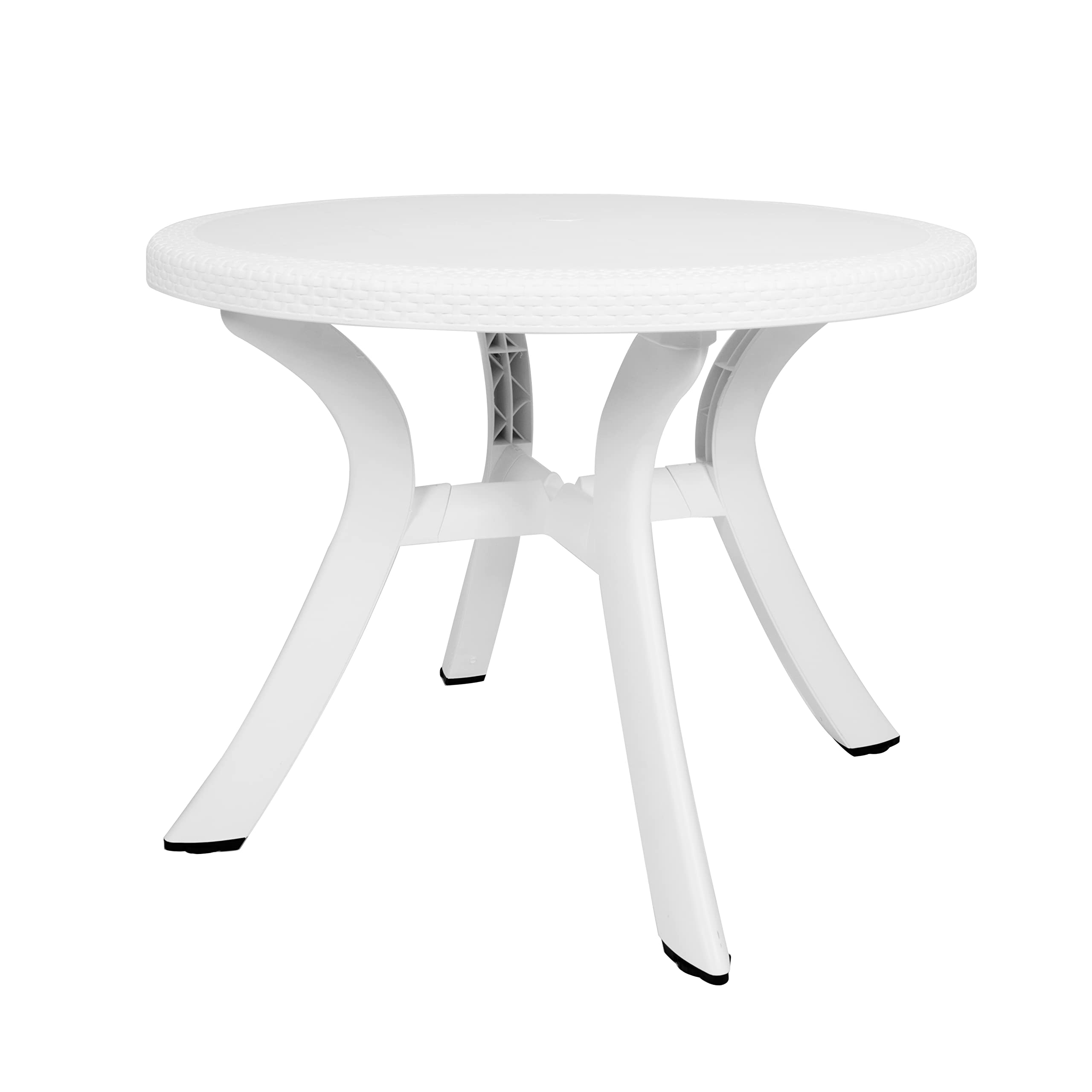 CREVICOSTA QUALITY MARK MARCAS DE CALIDAD - Mesa Caribe Redonda 98x98 (Blanco)