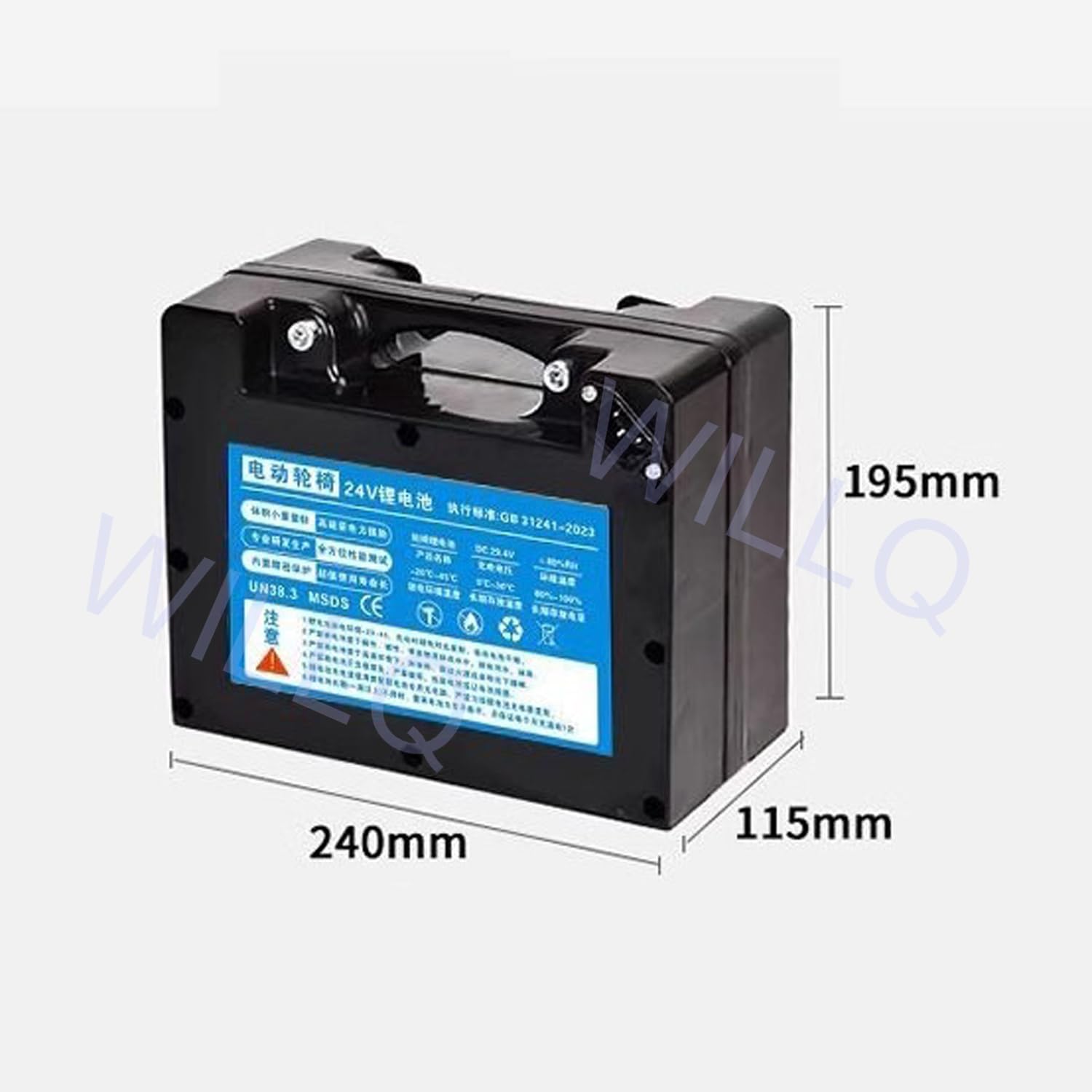 Batería Litio 24V 12Ah 15Ah 18Ah batería para Silla de Ruedas eléctrica de 24 V, batería Recargable de 24 voltios para Motor de 50 a 450 W, Kit Modificado con Cargador