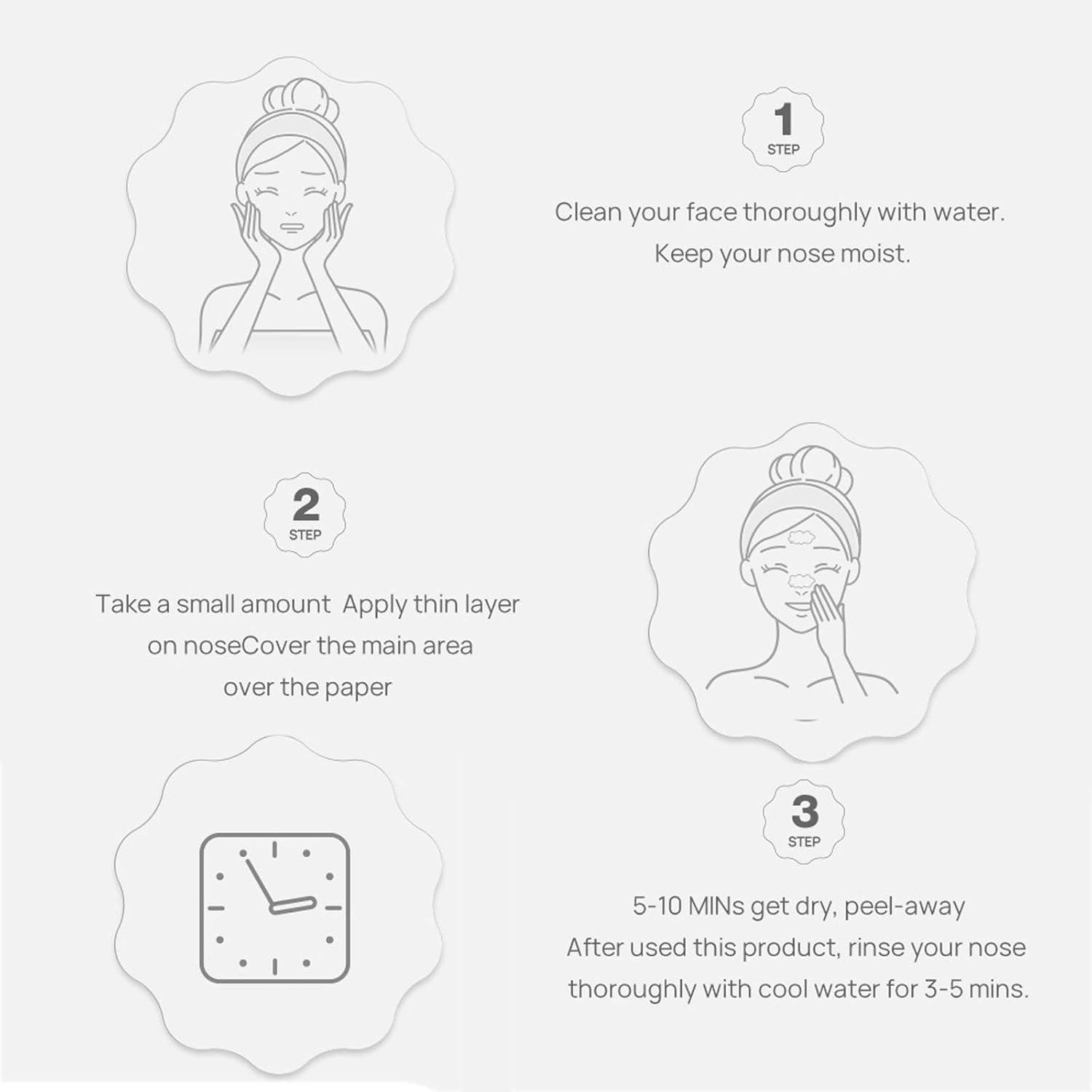 Buy RXIRUCGD Blackhead Remover Pore Strips Nose Plants Pore Strips