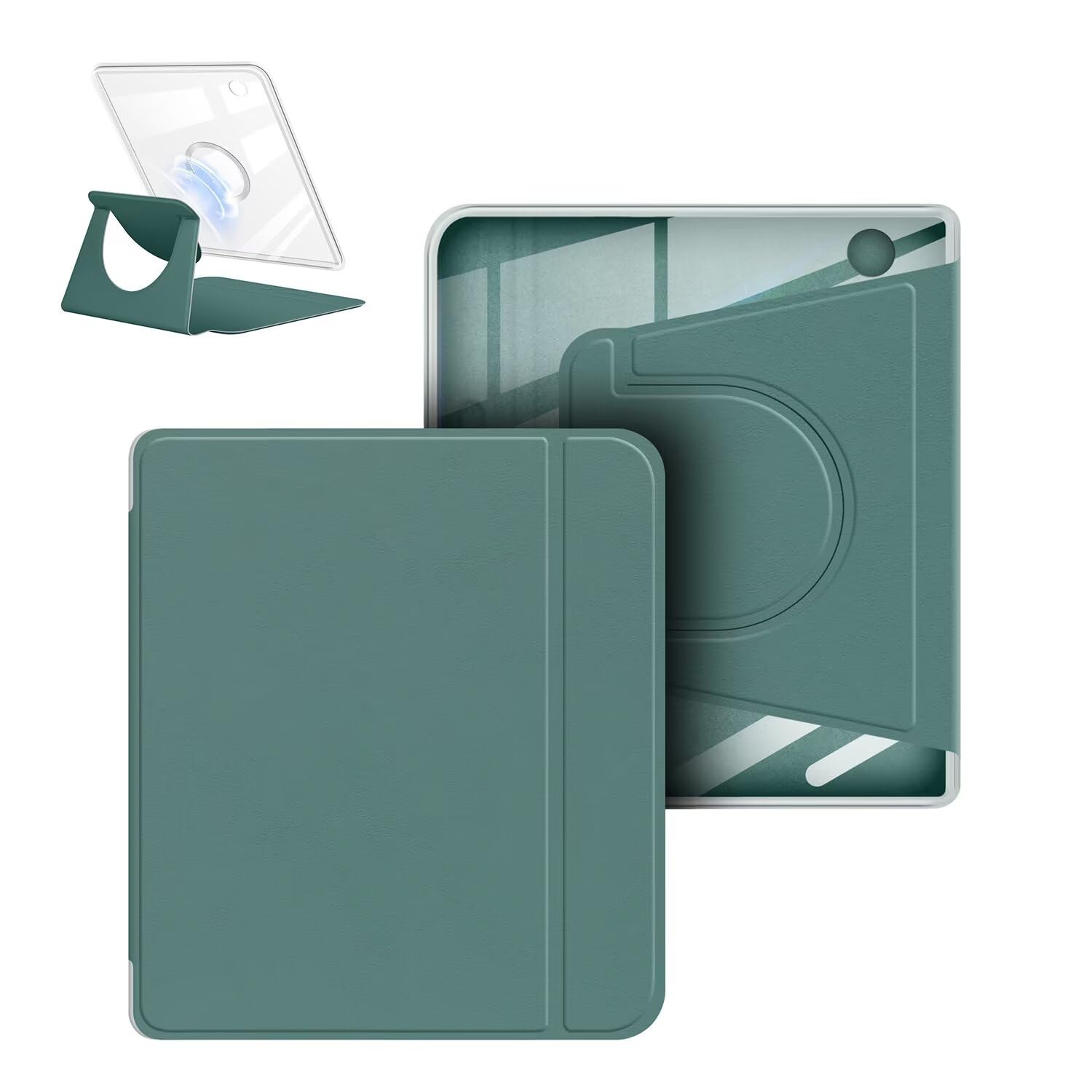 Magnetic Detachable Case Case for 7" Kobo Libra 2 2021 Released, Ultra Clear Soft Flexible Transparent Acrylic Back Cover with Auto Sleep/Wake for Kobo Libra 2 — view 16