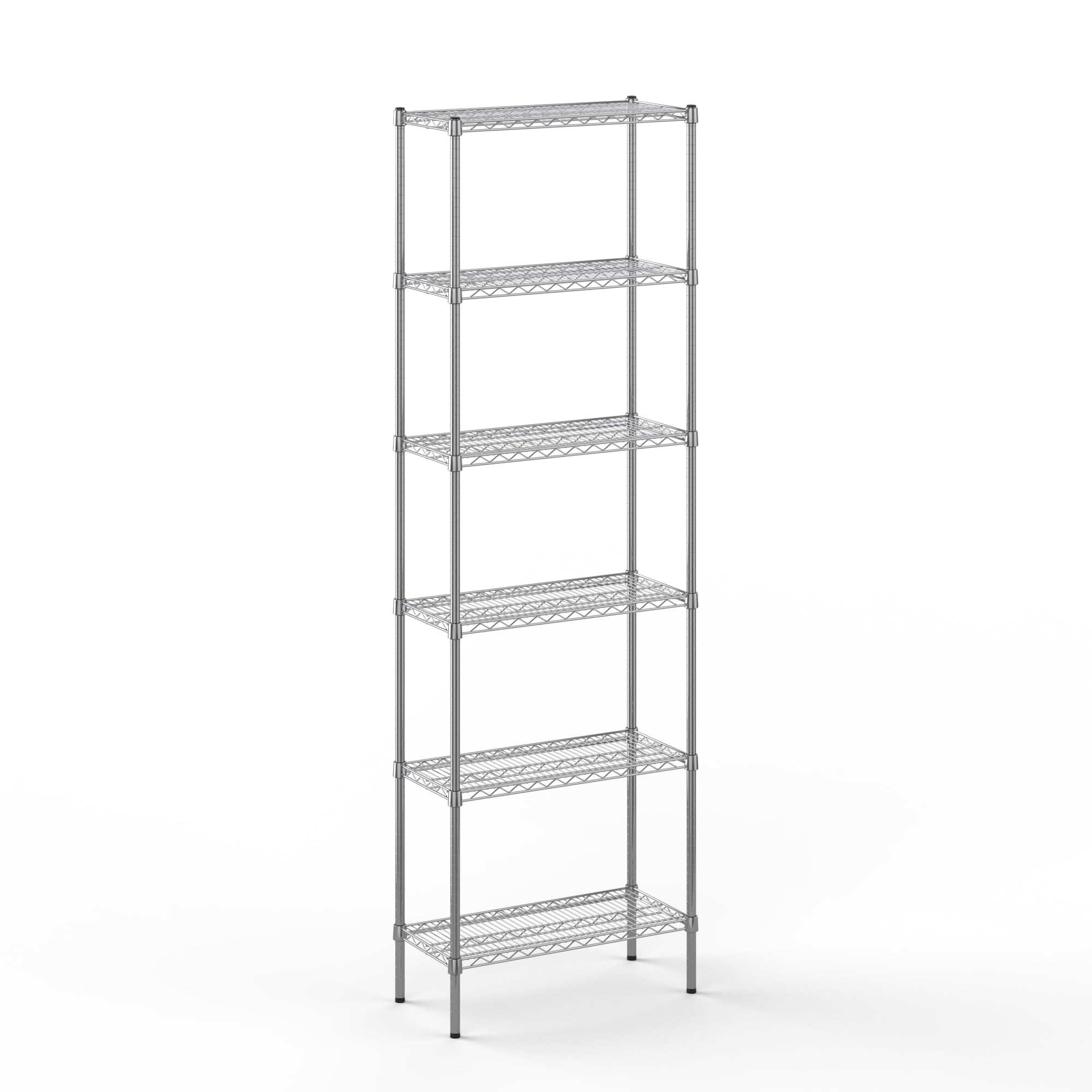 14" Deep x 30" Wide x 96" Height Wire Shelving Kit | 6-Tier | NSF Commercial Storage Rack Unit