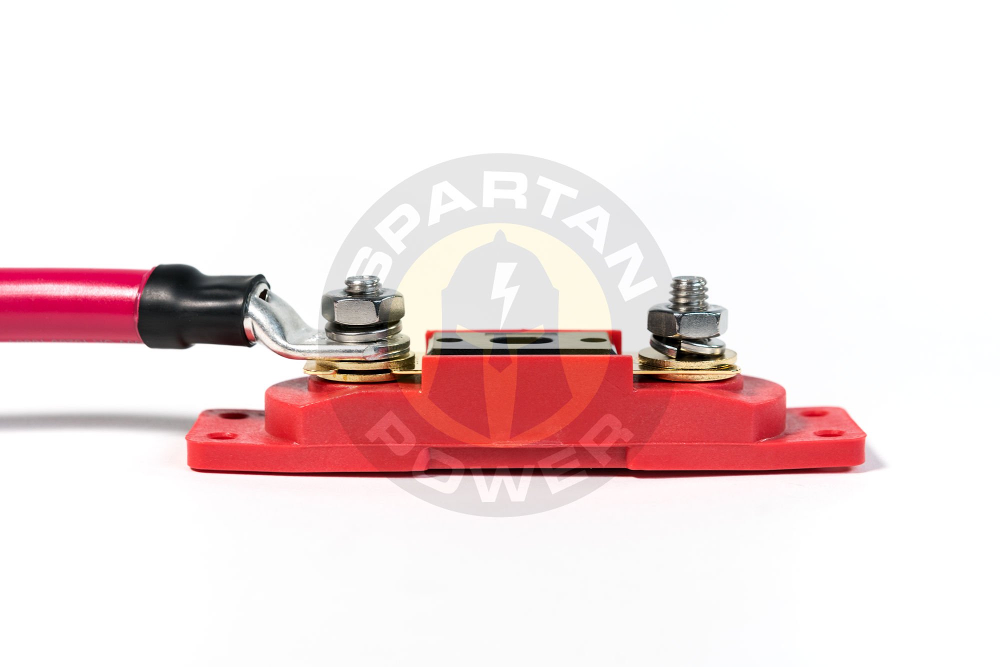 Spartan Power80 Amp ANL Fuse & Holder Kit with 12 Inch 4 AWG Cable - Made in America