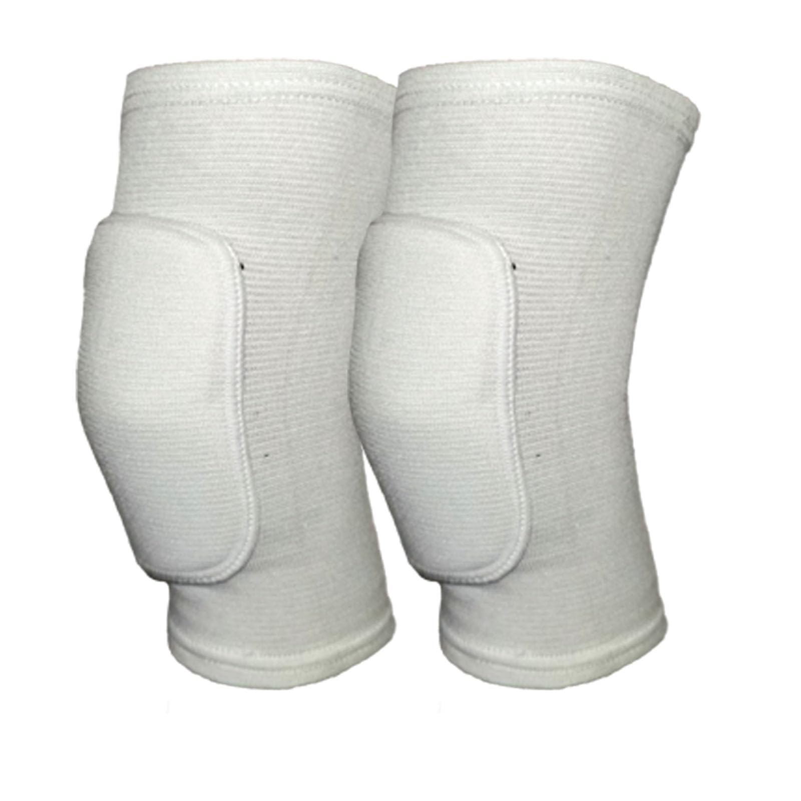 xingjieyun Anti slip sponge,soft and breathable men's,women's,girls',and children's knee pads suitable for sports scenes such as volleyball,dance,yoga,wrestling,running,cycling,etc (White, XS)