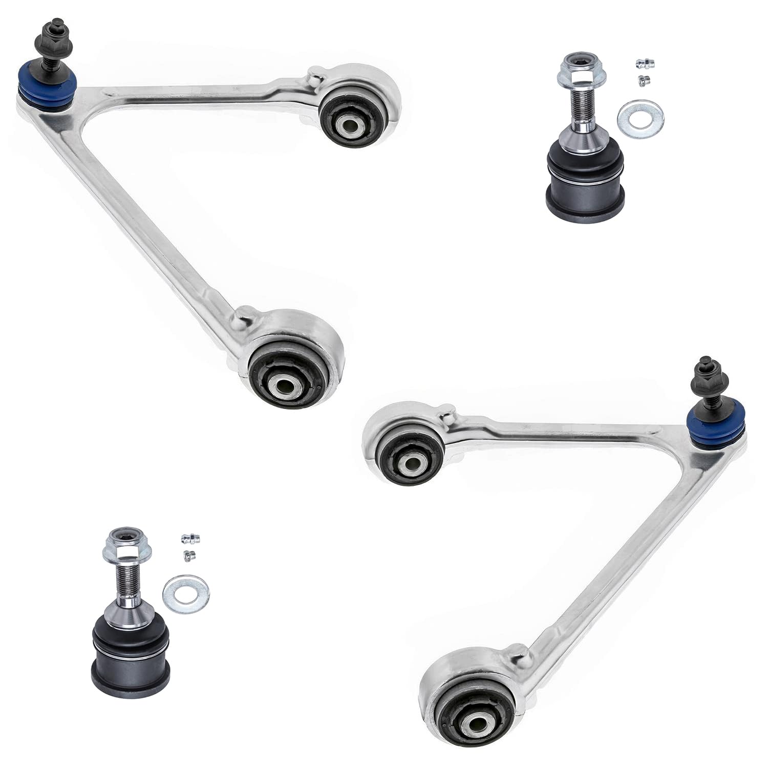Detroit Axle - 4pc Front End Control Arms Kit for 02-06 Lincoln LS, 02-05