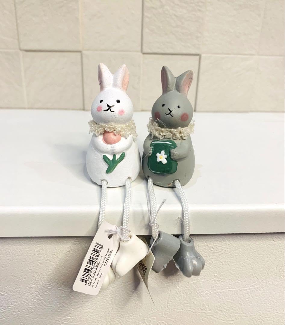 Amazon.co.jp: ナチュラルキッチン 足ぶらオブジェ うさぎ