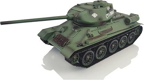 Miniatura 6 de Henglong 2.4G 116 escala 7.0 plástico Ver Soviet T34-85 3909 RTR Rc Modelo de tanque