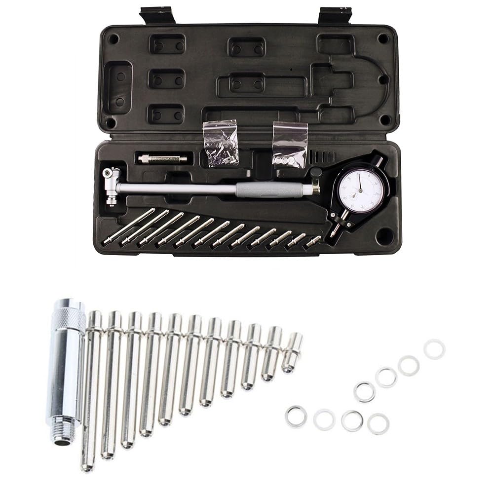 Jauge d'alésage numérique de précision 0,01 mm avec 12 sondes, pour acier inoxydable 50-160 mm pour gamme d'usinage
