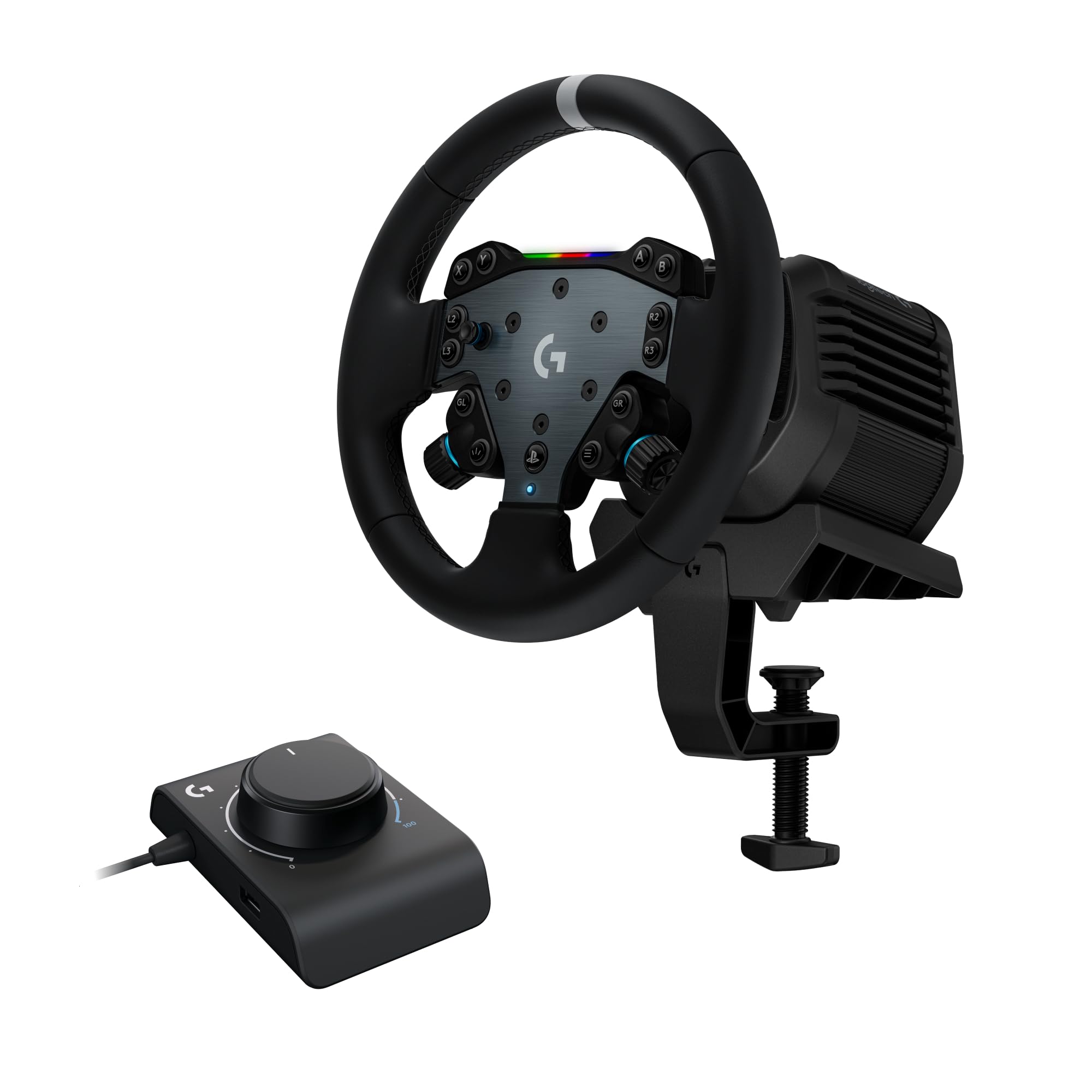 Logitech G G923 Racing Wheel and Pedals for Xbox Series X|S, Xbox One and PC featuring TRUEFORCE up to 1000 Hz Force Feedback, Responsive Pedal, Dual Clutch Launch Control, and Genuine Wheel Cover — view 13