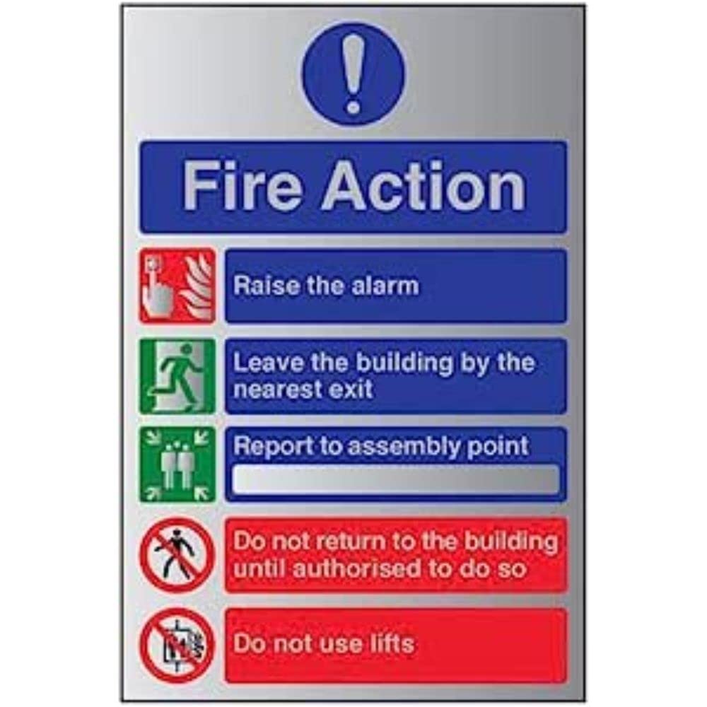 Vsafety 12006 an-r2 General Fire Action 5 messaggio rischi, Fire