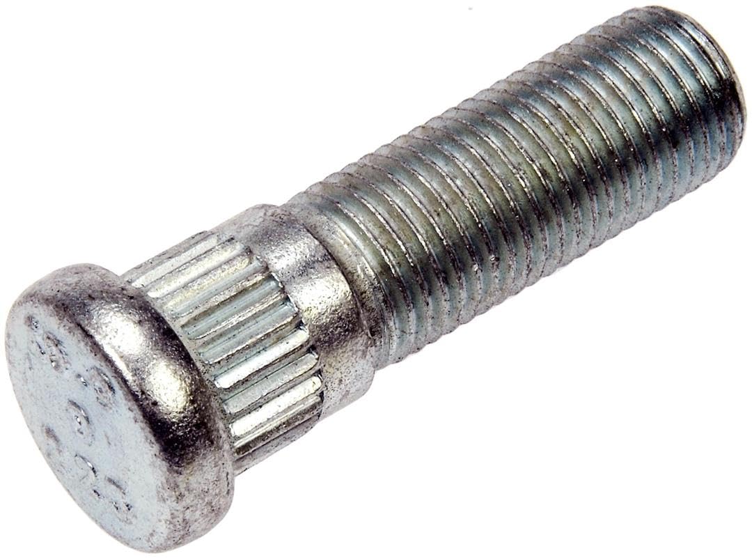 Dorman 610-325.1 Wheel Lug Stud - Dorman Wheel Stud 610-325.1 - M14-1.50 Serrated Wheel Stud - 15.88mm Knurl, 49mm Length - WHEEL STUD - M14-1.50 Serrated Wheel Stud - 15.88mm Knurl, 49mm Length - Wheel Stud - Wheel Bolt - These wheel lug studs are made of carbon steel and tested to demanding automotive industry standards to ensure strength, longevity and safety. - Chevrolet 2002-88, GMC 2002-88
