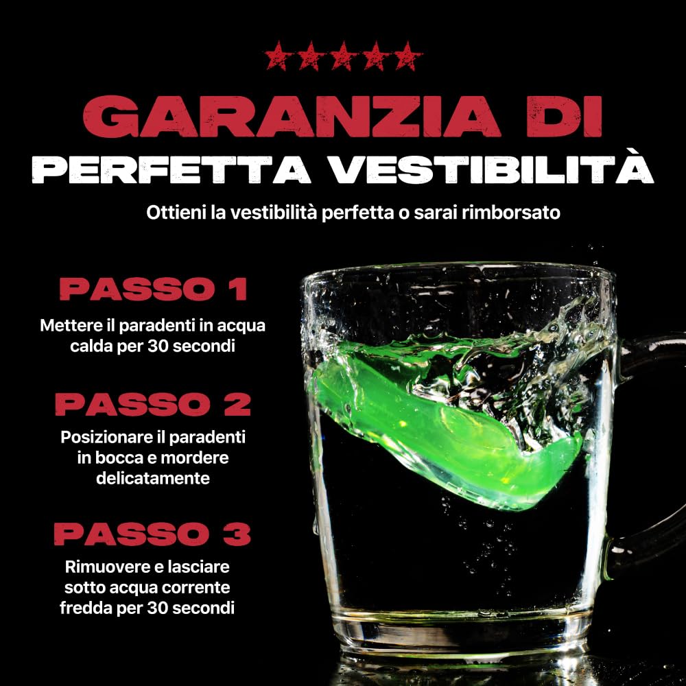 SafeJawz Sport Protège-dents Éléments TERRE, Protection intégrale pour Tous Les Sports, notamment Le Rugby, MMA, Hockey, Judo, Karate, Les Arts Martiaux et la Boxe (VERT) - 5