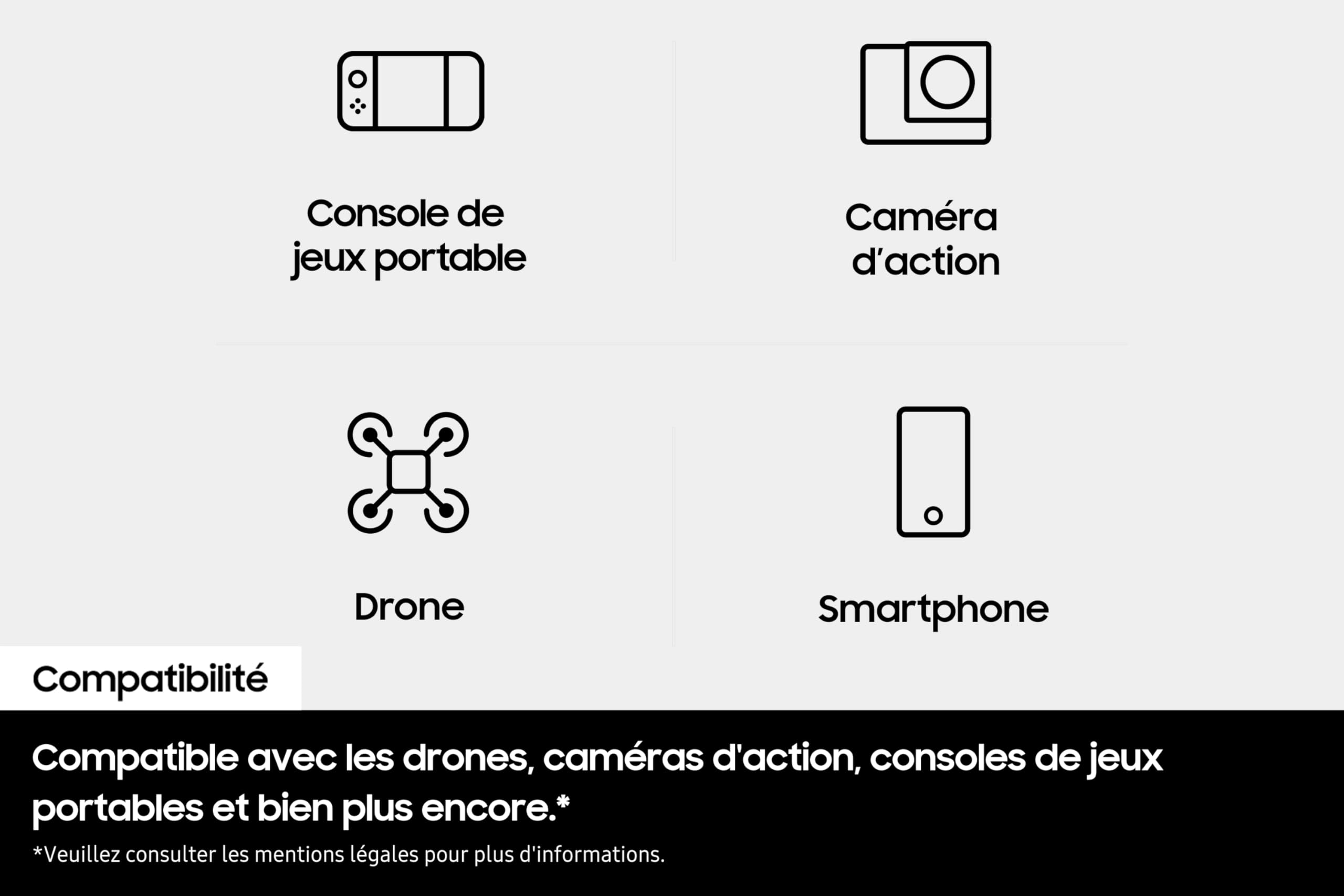 Samsung T9 Carte microSD, 128 Go, Carte mémoire pour Drones, caméras d'action et caméras 360°, UHS-I U3, Full HD & 4K UHD, 200 Mo/s en Lecture, 130 Mo/s en écriture, MB-MH128T/WW