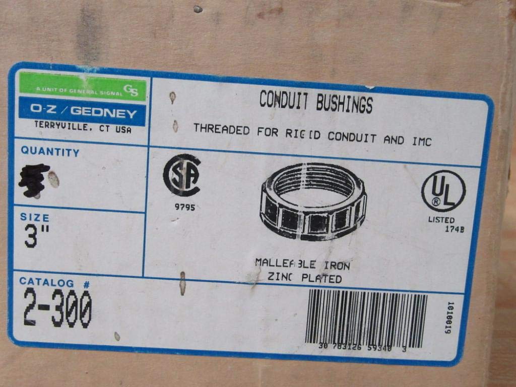 2-300 3" Threaded Conduit Bushing 2300 (Pack of 6)