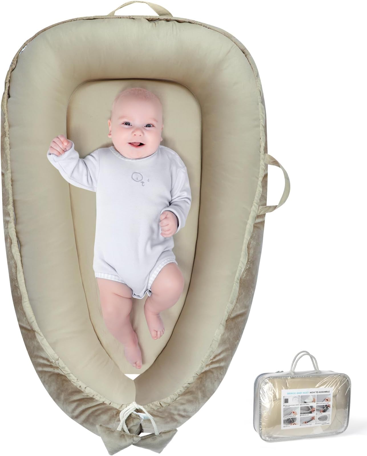 Snuggle Nest Target Snuggle Me Baby Lounger Nest 100% Organic