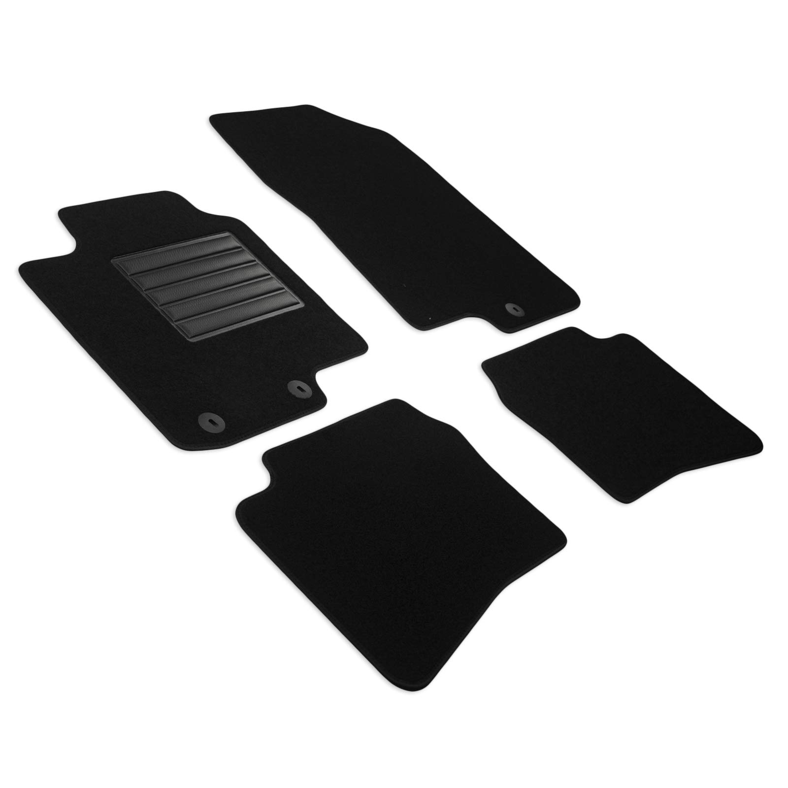 MDM SP-5008 Velour Car Mat for Hyundai i20 (GB) 12.2014>12.2018, Black