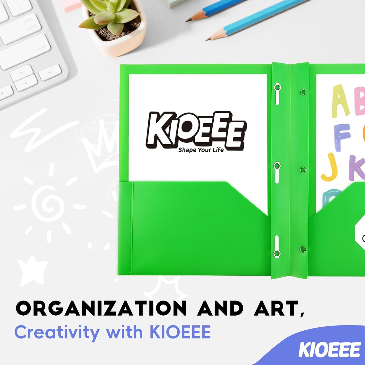 48Pcs Plastic Folders with Pockets and Prongs (Multi-Colored),Letter Size,Business Card Slot,Bulk 2-Pocket Folder for School Office or Home,Durable Acid-Free Poly,Back to School Supplies