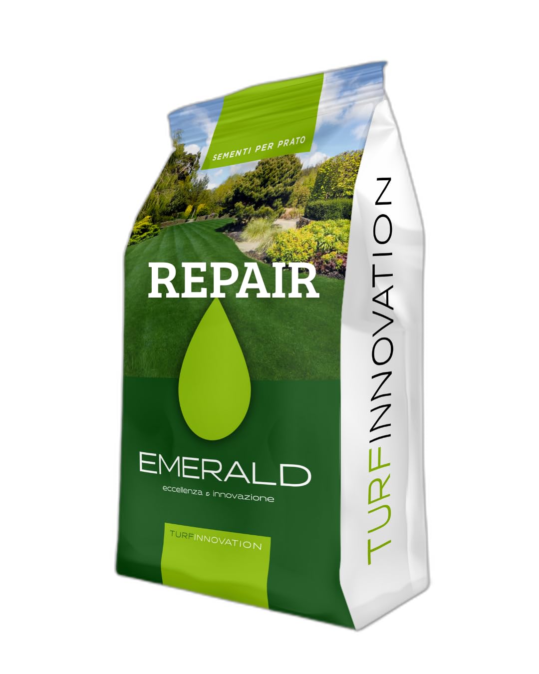 Emerald REPAIR, Semi per Prato Inglese Rigenerante, Crescita Veloce, Alta Resistenza e Colore Verde Brillante anche d’Inverno,1kg x 40mq (5)