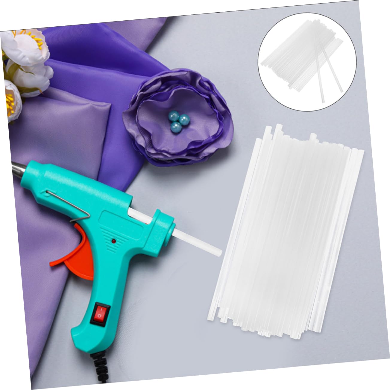 Lot de 100 Bâtons de Colle Thermofusible en Résine pour Bois et Plastique, Adhérence, Peu de Bulles, pour Décoration et Collage à Chaud