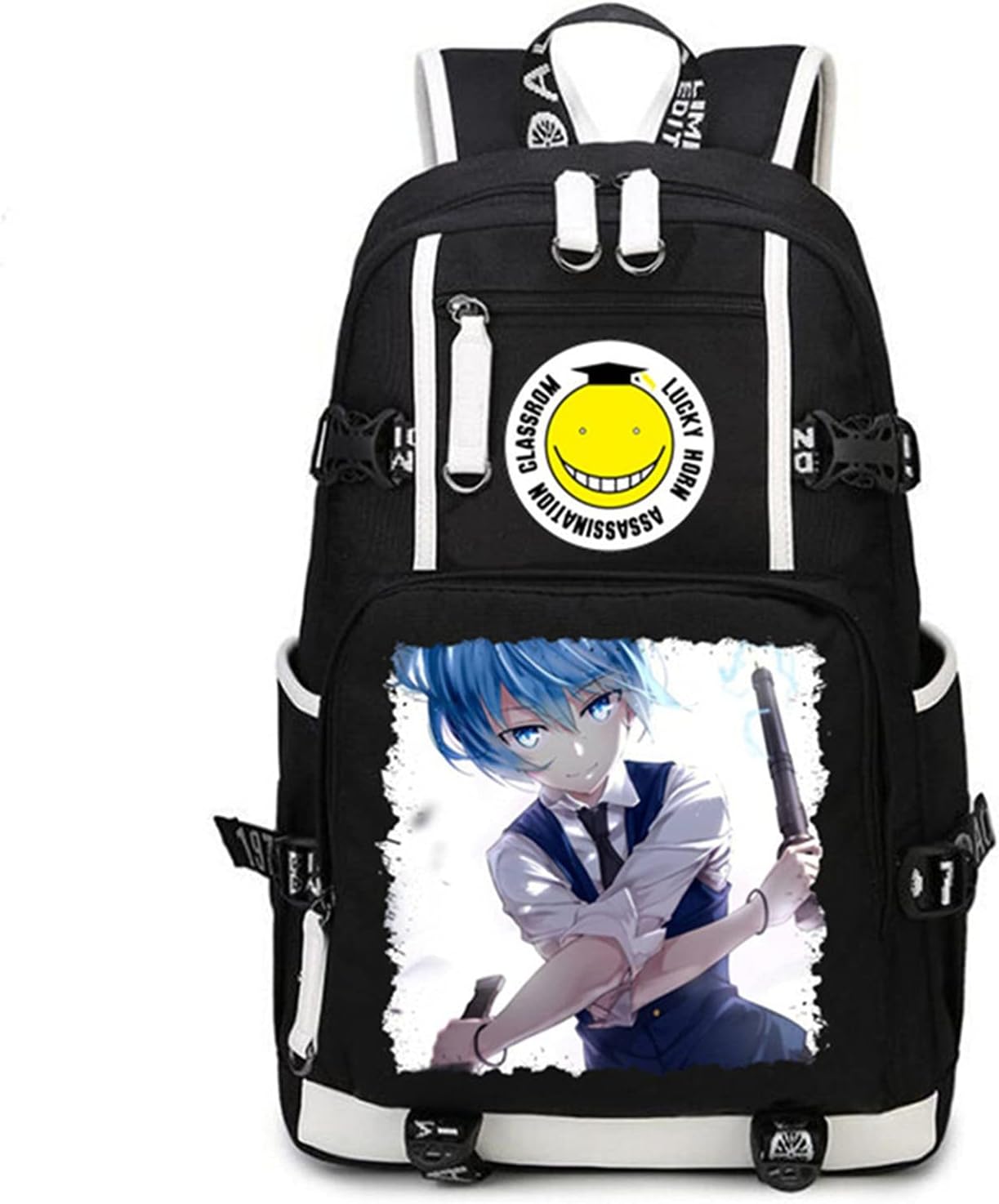 ISaikoy Anime Assassination Classroom Cosplay Backpack Bookbag Daypack School Bag Shoulder Bag