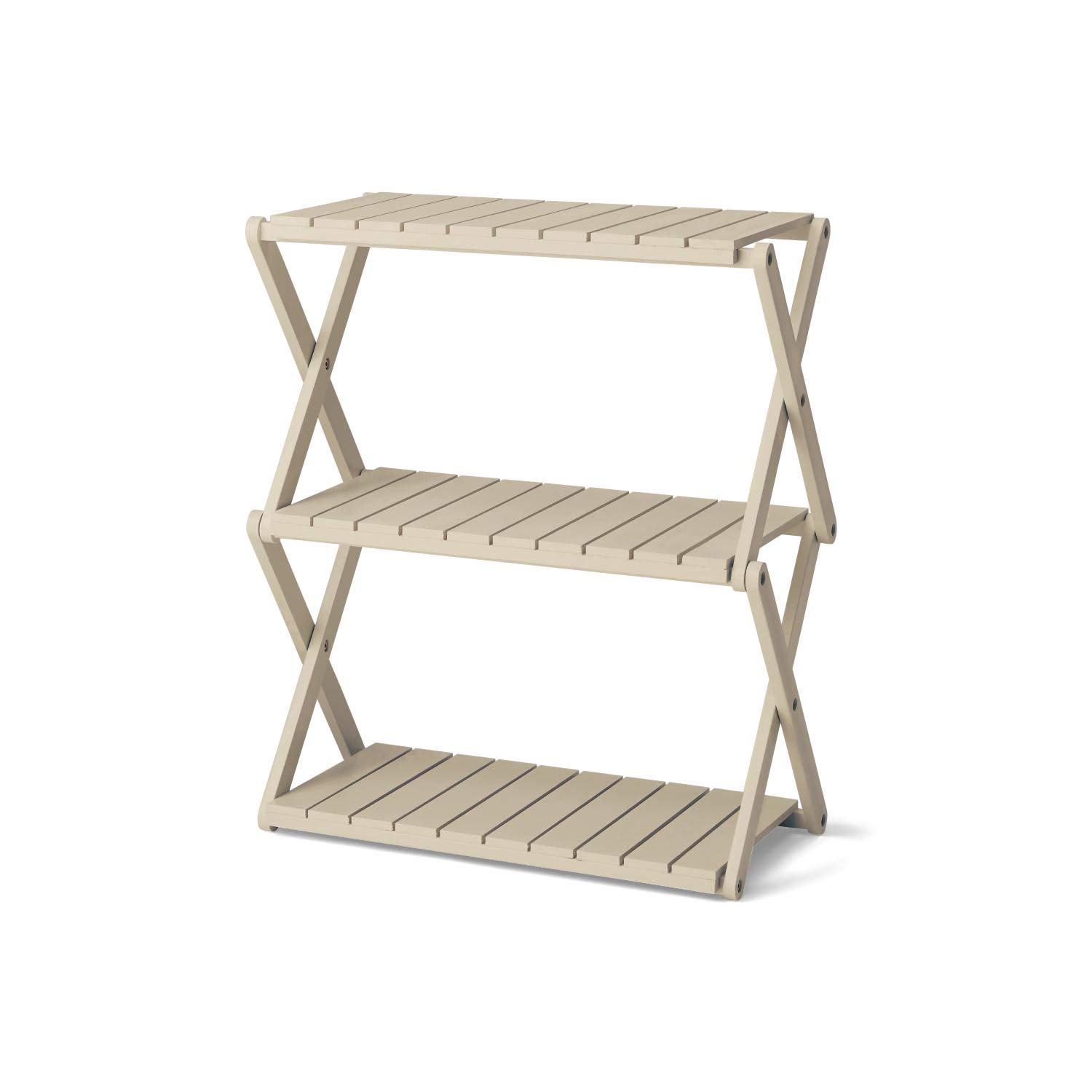 Amazon｜[ベルメゾン] ラック 簡単 折りたたみ オープンシェルフ