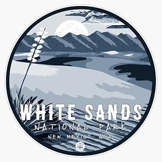White Sands National Park Vinyl Decal Sticker Car Waterproof Car Decal Bumper Sticker 5"