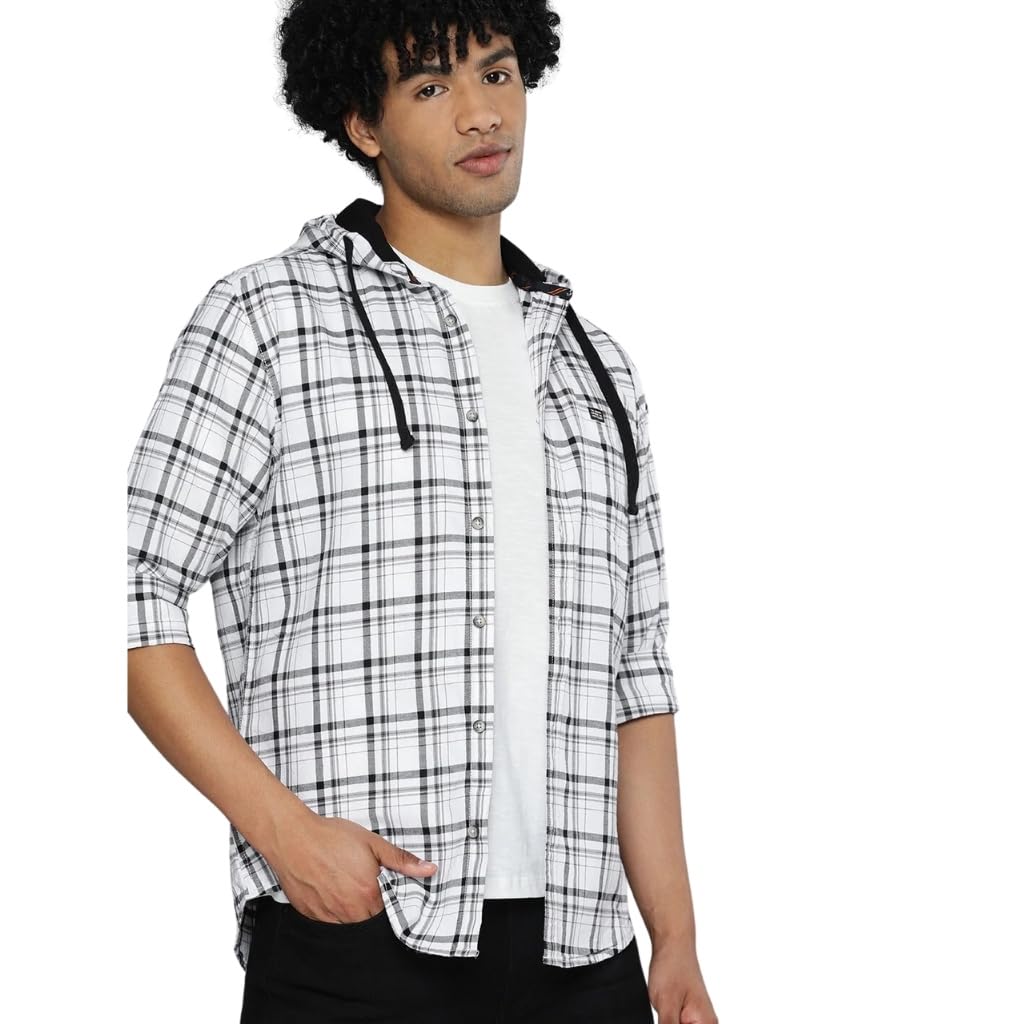 The Indian Garage CoMen's Cotton Slim Fit Shirt