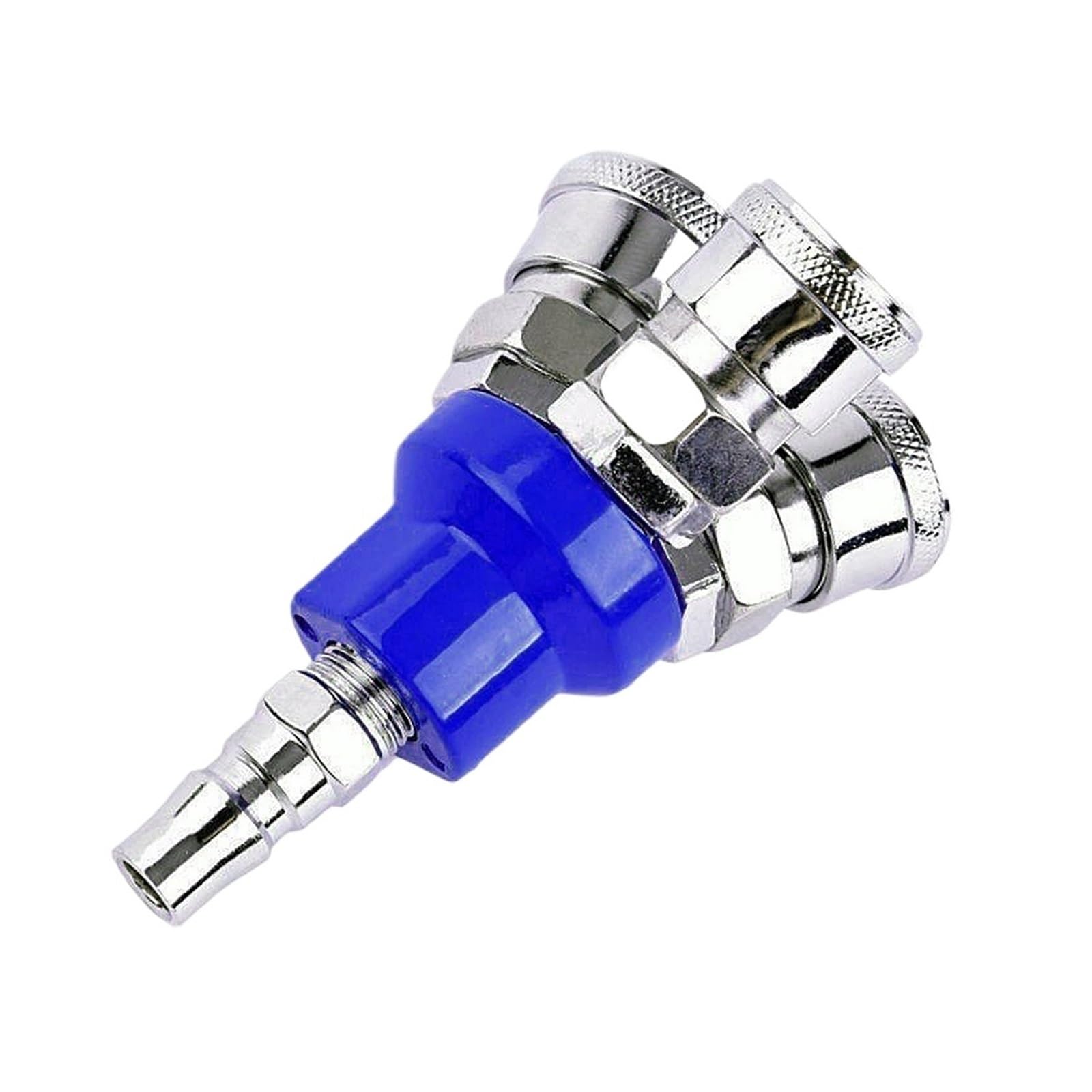 1pc Pneumatic Connector for Air Compressor SMV Round Two-Way SMY Round Three-Way Internal Thread Quick Connector Pneumatic Tool(Round Three-Way)
