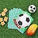 100 Stück Fußball Servietten, Fußball Thema Geburtstagsparty Servietten Einweg Papier Serviettens für Jungen und Kind Geburtstag, Baby Dusche, Spiel Tag Party Zubehör