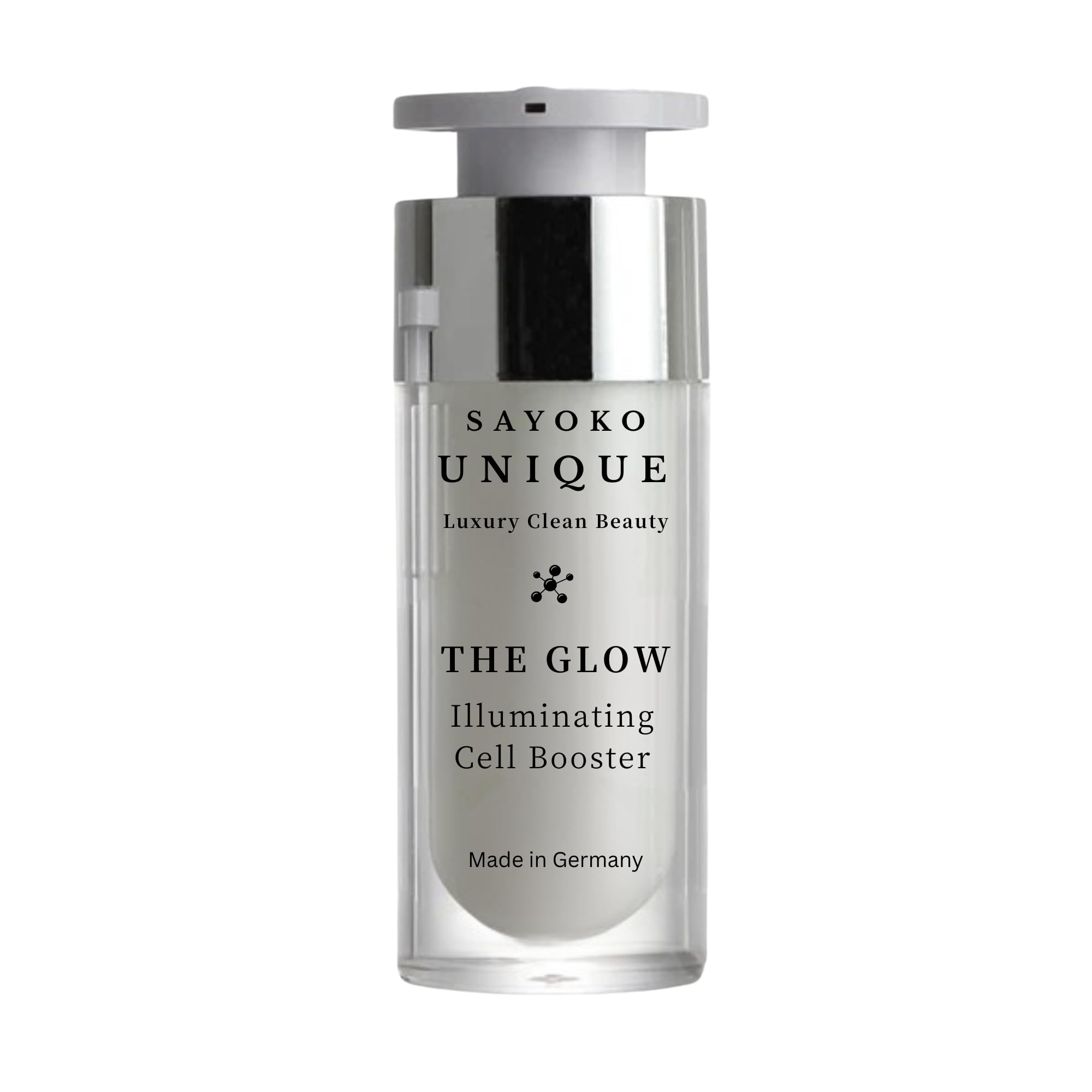 THE GLOW – Illuminating Cell Booster | Veganes Anti-Aging Serum mit Bakuchiol, Hyaluron & Peptiden | Gesichtspflege für strahlende, glatte Haut - Parfumfrei · Vegan · Made in Germany · Clean Beauty