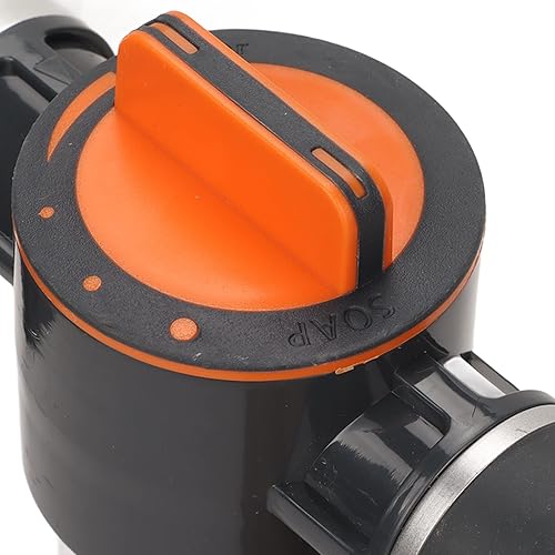 Miniatura 4 de Boquilla de manguera de jardín, rociador de espuma de riego de jardín, máquina de pulverización de agua multifuncional de alta presión con 8 modos