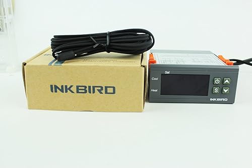 Miniatura 6 de Inkbird Controlador de temperatura digital multiusos Fahrenheit y termostato centígrado con sensor 2 relés ITC-1000 para fermentador de refrigerador
