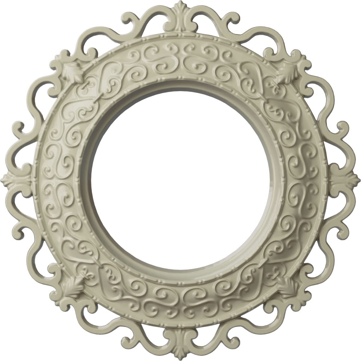 13 1/4"OD x 6 5/8"ID x 1 1/8"P Orrington Ceiling Medallion (Fits Canopies up to 6 5/8"), Hand-Painted Athenian Green — Amazon image 23