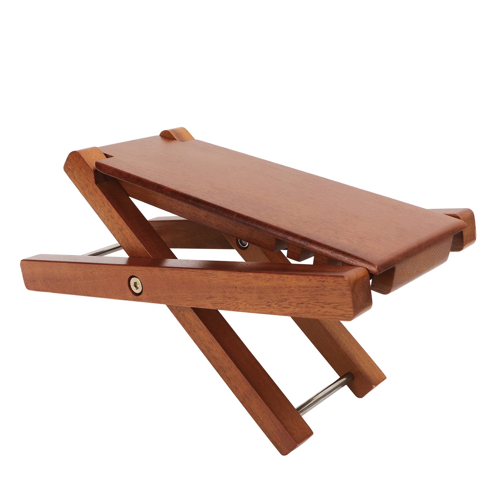 Poggiapiedi per chitarra, postura corretta Poggiapiedi per chitarra classica in legno di alta qualità regolabile in altezza Stile elegante per chitarra (Legno di frassino)