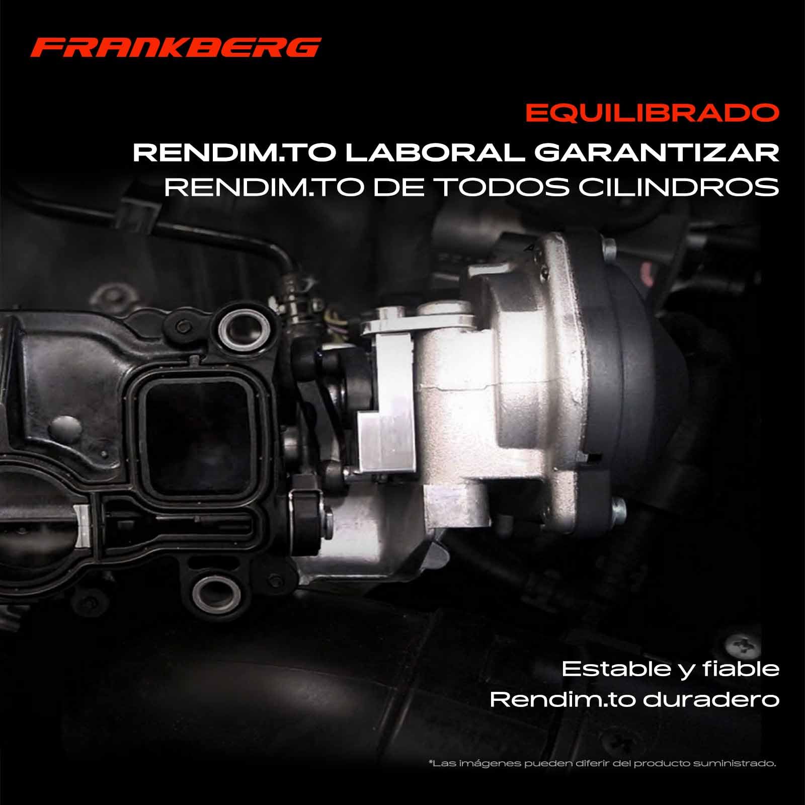 Frankberg Colector de Admisión Actuador de Compuertas de Aire Compatible con A3 A4 A5 A6 Q5 TT 2003-2017 Altea Leon 2006-2013 Golf Pa.ss.at 2005-2013 2.0 TDI Sustituir# 03L129086