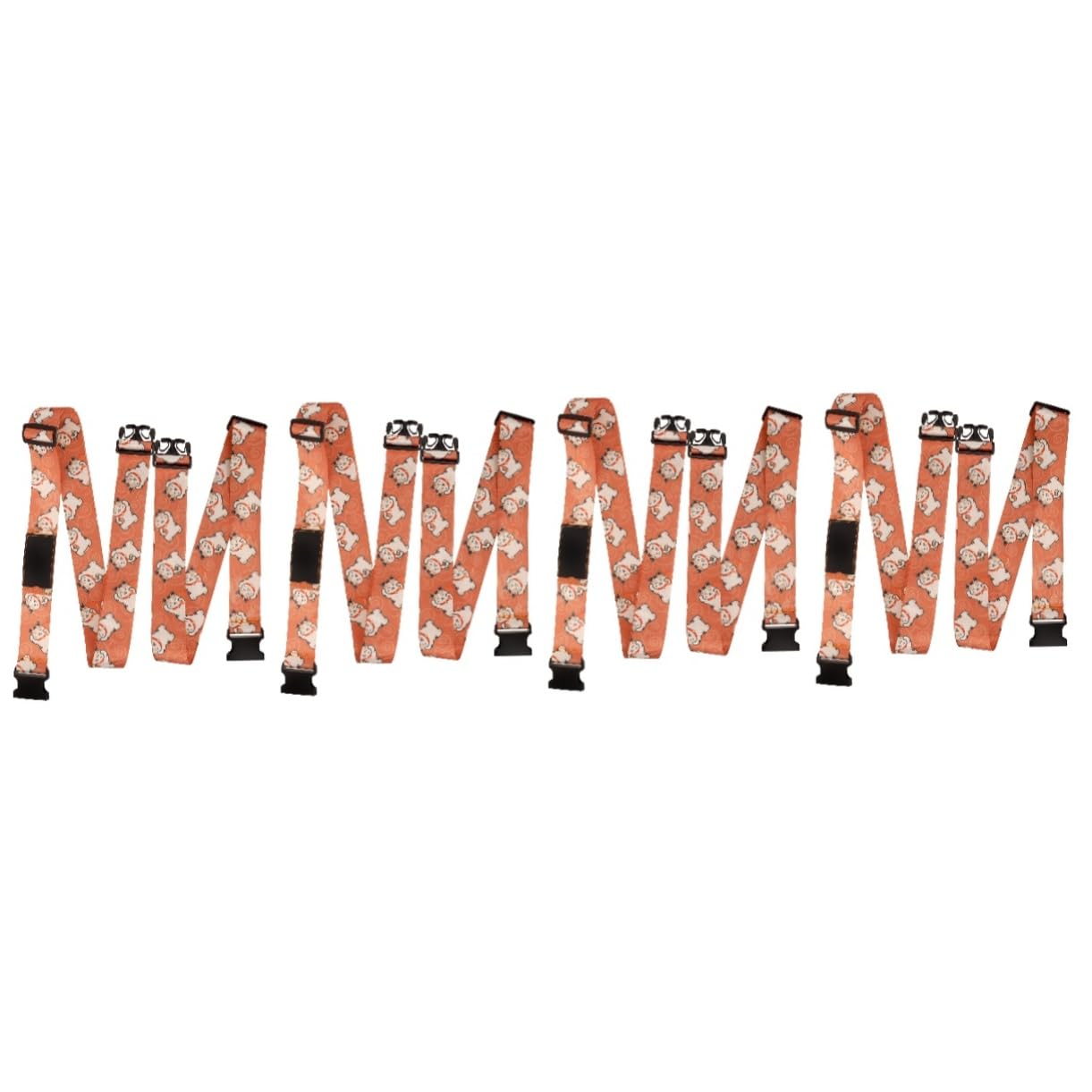 4stücke Luggage Strap Mit Katzenmuster Verstellbarer Gepäckgurt Für Koffer Reiseaccessoire Sicherung Und Bündelung Von Gepäck Für Vielreisende