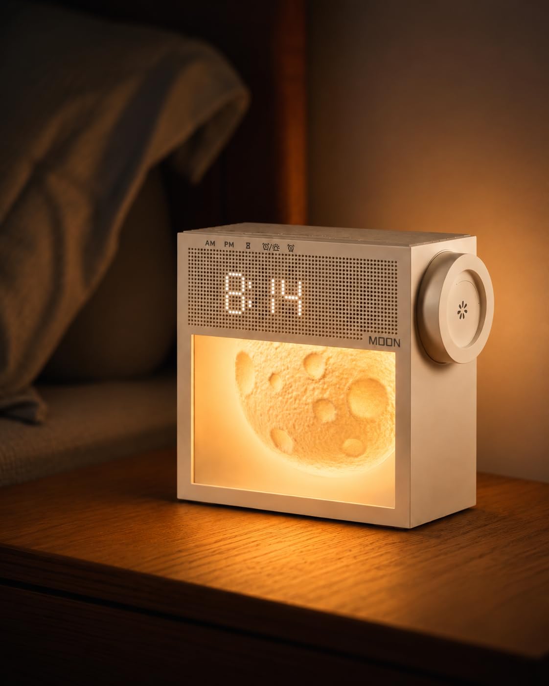 Máquina de sonido de ruido blanco con luz