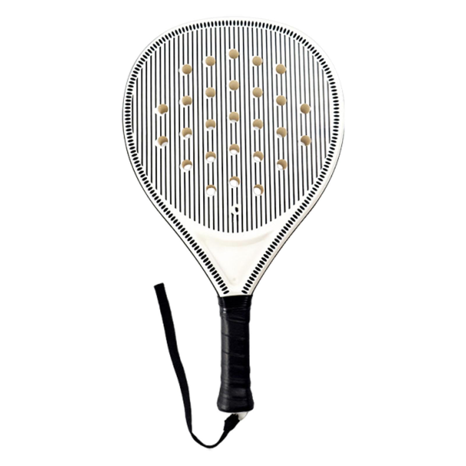 Pala de Pádel Robusta con Empuñadura Antideslizante Espuma de Absorción para Principiantes Adultos Entrenamiento Adecuada para Deporte en Exteriores Y