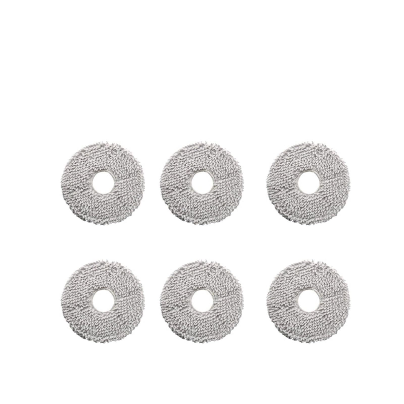 LMRXOFE Vacuum Cleaner Mop Cloth,Compatible For Ecovacs,X1PRO,Compatible For OMNI,T10omni/T20 X2PRO T50PRO,Parts Robot Mop Pad(6 mop cloths)