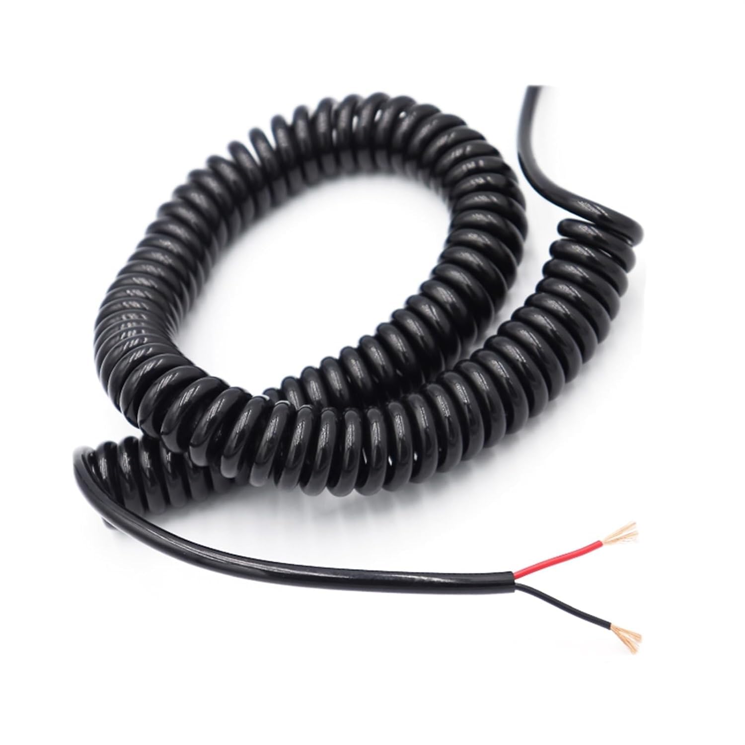 PALKSEUC Spring Spiral Spiral Expandable Wire, Retractable Coil Cable 2-3 Cores 13-22 AWG 2.5-7.5 meters(2 Core 22awg,Line length 2.5meter)