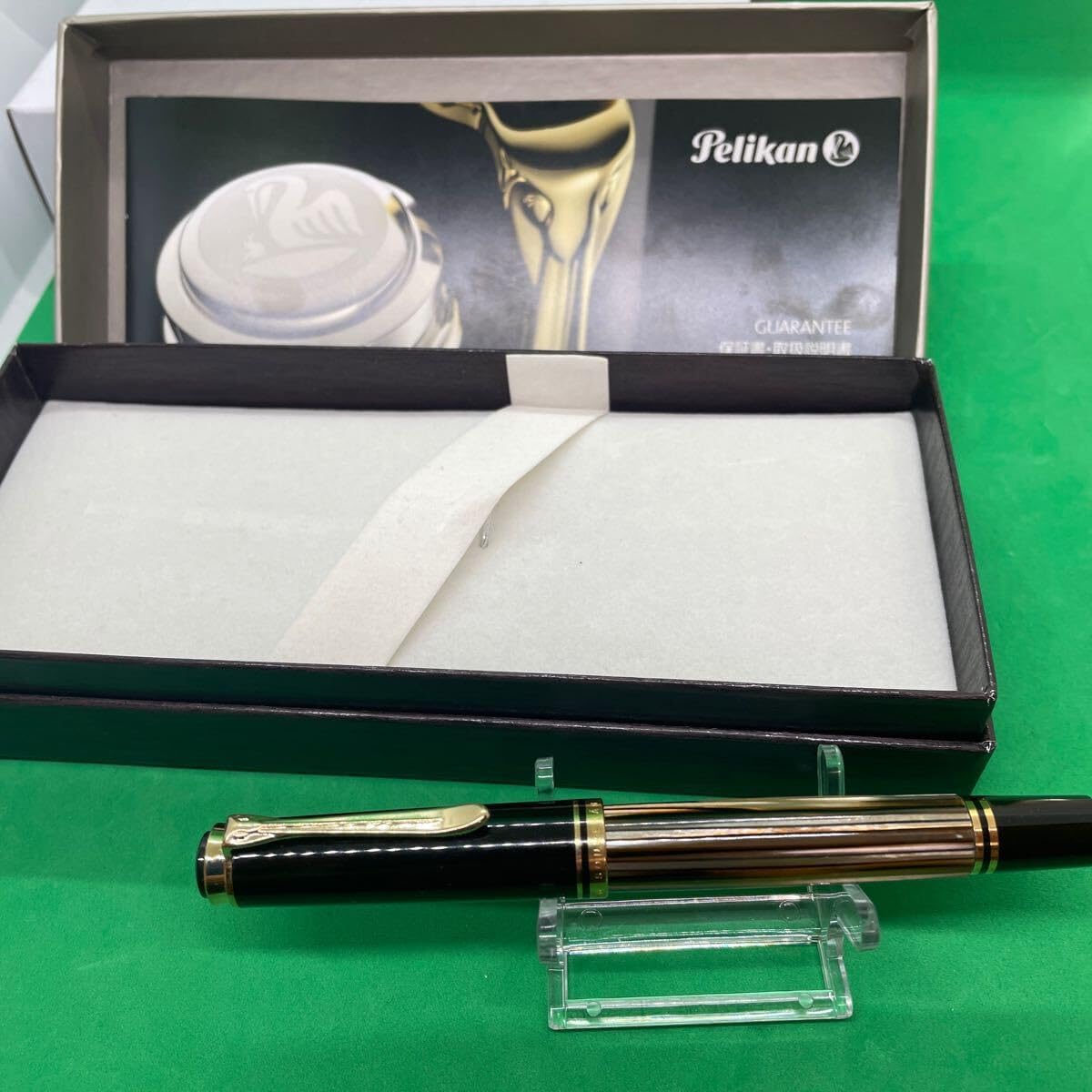 Pelikan Pelikan ペリカン M400 14C M 茶縞 +box ペリカン スーべ